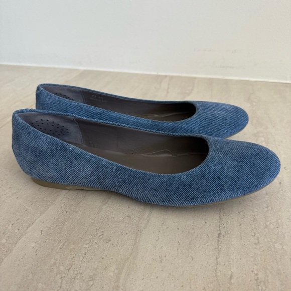 SAS Lacey Ballet Flat Blue Denim Size 9N - Picture 3 of 10